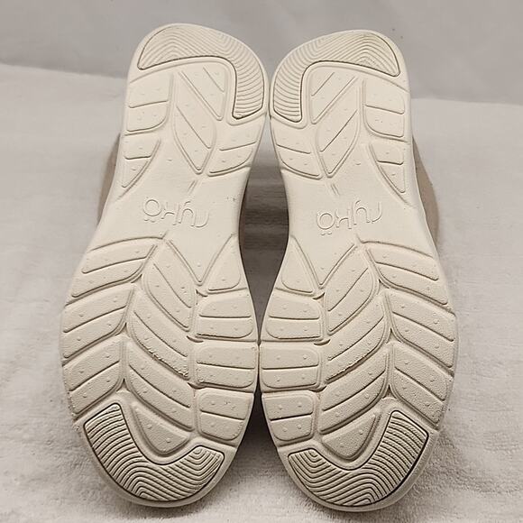 RYKA EVEREST GORE ANKLE BOOTS TAN LADIES SIZE 11/M IN VGUC SHEARLING FUR SLIP-ON - Picture 15 of 16